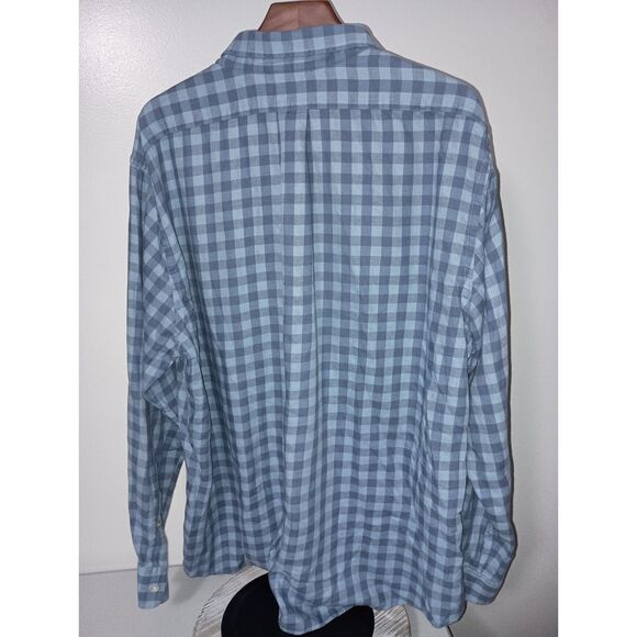 VINEYARD VINES, Blue Check Casual Long-Sleeve Button-Up, Men Size XXL - Picture 2 of 7